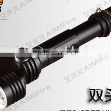 High Power Double Light Bulb Led Flashlight Torch Light photo-3