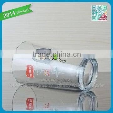 Famous Brand Beverage Pint Glass Cup Cold Juice Drinking Glass Pint Cup Funny Logo Drinking Orange Juice Pint Cup of Glasses photo-6