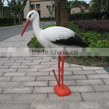 Beautiful Design Plastic White Crane garden Decoration hunting decoy