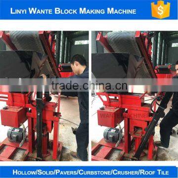 2016 WANTE BRAND WT1-25 ECO BRAVA INTERLOCK BRICK MACHINE LINE FOR ALGERIA