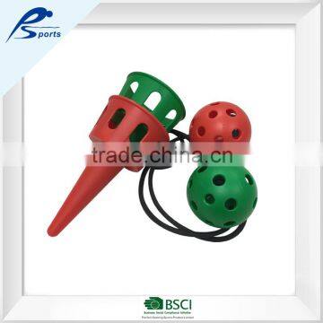6 Pcs One Set Plastic Swing & Catch Cups And Ball Set