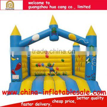 medium economic jumping fun games toys/jumping castle blue 6m/open inflatable house