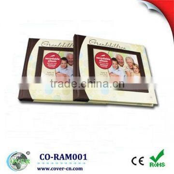 Voice recordable or pre-recorded message photo frame,photo album for decoration and promotion