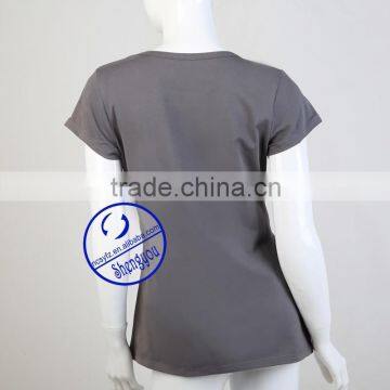 Custom Short Sleeve Maternity Clothes Wear Breastfeeding Top Nursing Wholesale China Supplier's Choice photo-3