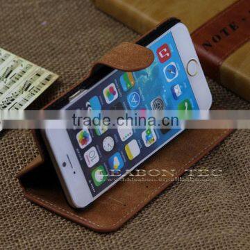 2015 New Design Hot Novel Leather Case for Iphone 6,leather Flip Wallet Case for Iphone 6,leather Cell Phone Case