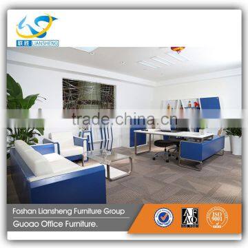 Modern Office Furniture Sofa Set Design for Office Waiting Room Sofa GAS10A photo-3