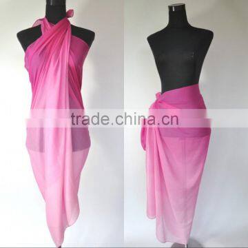 Fashionable Beach Pareo Sarong in 100% Polyester BP068 - With Audited Factory Quality Choice photo-3