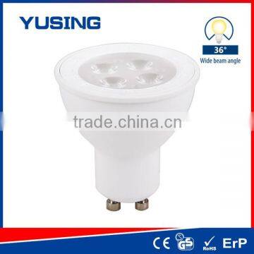 36 Degree 50mm Plastic Housing 12V GU10 LED 5W LED Bulb