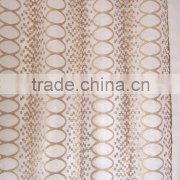 Cut out curtain fabric