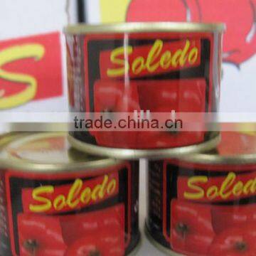 Factory supply Tomato Paste 18/20 Brix 70gr tin