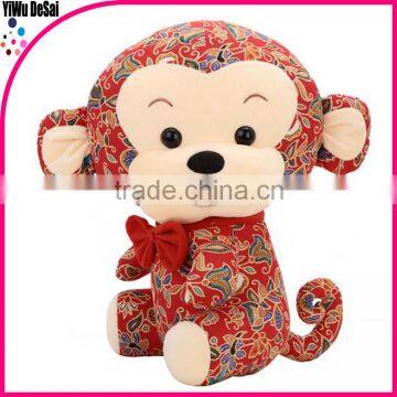 high quality fabric monkey soft toy , mascot plush toy monkey