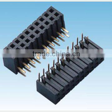 2.00 mm Pitch Female Header Right Angle Dip Type Manufacturer