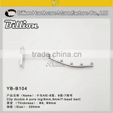 Flat Magnetic Hooks Heavy Duty Slotted Metal Hooks For Channel photo-3