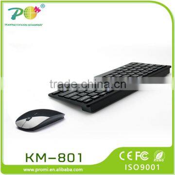 POM Top Sale Mini Wireless Keyboard and Mouse Combo KM-801 photo-6