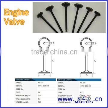 SCL-2013072215 TS180 Engine Parts Of Motorcycle Titanium Valve                        
                                                Quality Choice