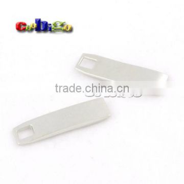 24*6mm Metal Zipper Pull Tap Zinc Alloy Nickle Plated For DIY Zipper Sliders #FLQ159-S photo-2