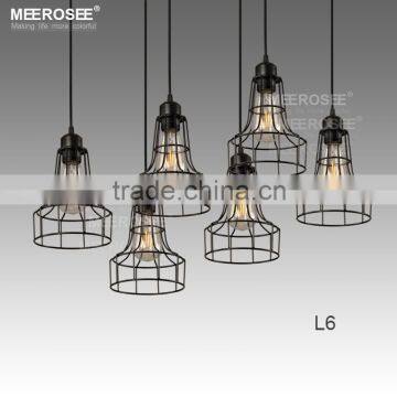 Industrial Pendant Dining Light Vintage Black Pendant Lamp MD81676