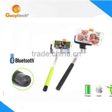 2015 china new selfie stick with bluetooth remote shutter HC-108B