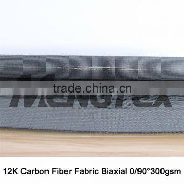 12K Carbon Fiber Fabric Biaxial 0/90 300gsm