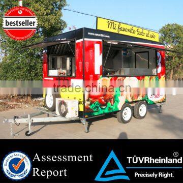 2015 hot sales best quality food cart for sale beverage food cart used food cart                        
                                                Quality Choice
                                                    Most Popular