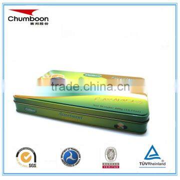 Metal Material and Tinplate Metal Type Candy Box With Pvc Window on Top photo-3