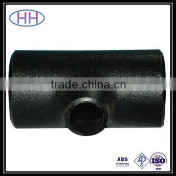 high quality 150# sch40 steel reducing tee