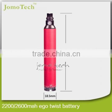 2014 new ego 2200mah battery electronic cigarette ego twist ego battery 2200mah