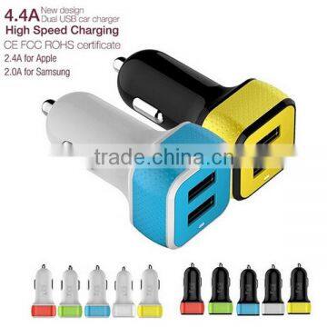 2A & 2.4A Dual Usb Car Charger,vehicle Charger