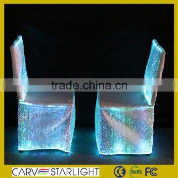 Luminous chair cover banquet chair cover light up chair cover for wedding