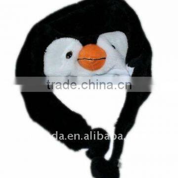 Penguin Soft Plush Animal Cap