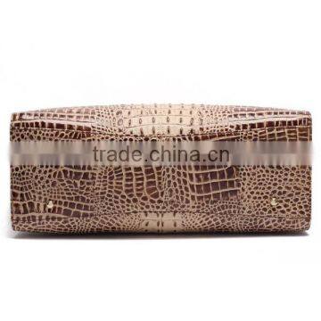 S425-B3147 Hot Sale Genuine Leather Handbag Luxury Crocodile Leather Vintage Bag for Fashionable Women