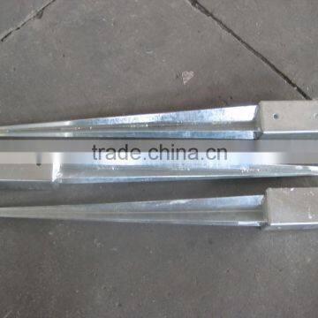 Electric galvanized white zinc pole anchor