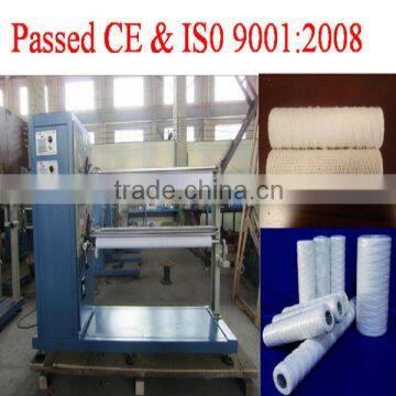 Glass fiber winding filter cartridge machine