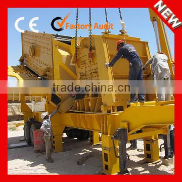 2015 High Quality Mobile Impact Crusher for Crushing Limestone,Granire,Quartz