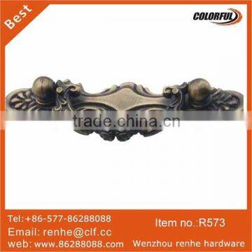 AB Single Hole Hardware Brass Pull Ring Knob photo-2