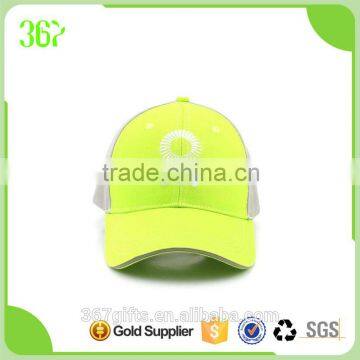 6-panel Light Color Picnic 100% Cotton Baseball Cap for Teenager