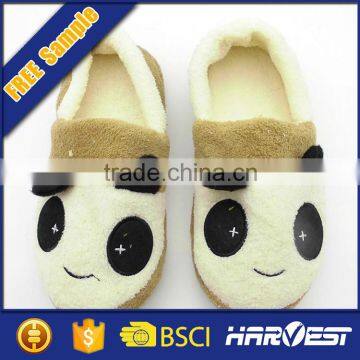 Wholesale cute cheap.coral velvet cute animal pattern slipper