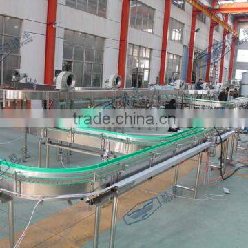 Bottle Belt Conveyor System for Beverage Production Line