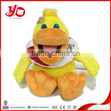 YOG factory yellow duck stuffed animal, yellow duck plush toy, plush toy yellow duck