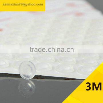 8*2.5mm Speical Self Adhesive Transparent Anti Slip Bumpers Silicone Rubber Feet Pads High Sticky Shock Absorber photo-5