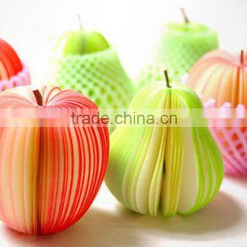 Wholesale creative custom car / fruit / and / flower / different shaped sticky notepad mini memo pad provided to schools offices