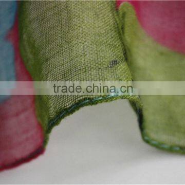 Flower Printed Viscose Big Scarf photo-5