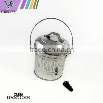 Decorative Galvanized Tinplate Metal Ashtray Bucket photo-2