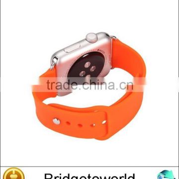 silicone colorful stouch watch band for apple