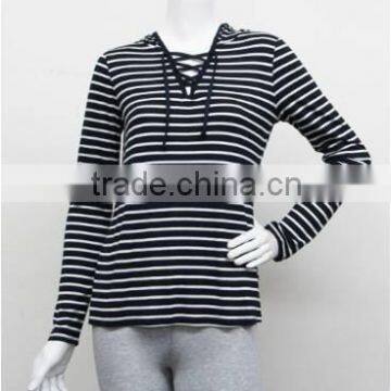 2016 China made latest model spaghetti top/hoodies pullover for women