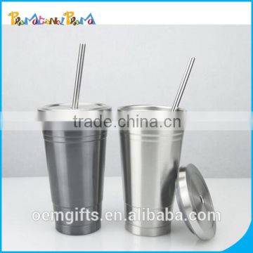 Factory Direct 15oz Stainless Steel Coffee Tumbler