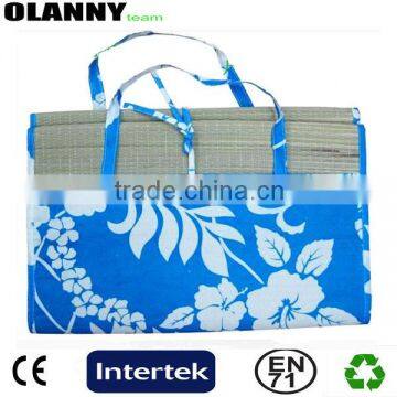 moisture-proof good supplier poly bag blue rolling beach mat standard beach mat