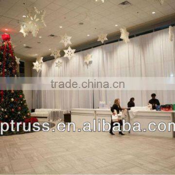 2015 pipe and drape round for wedding, trade show and events