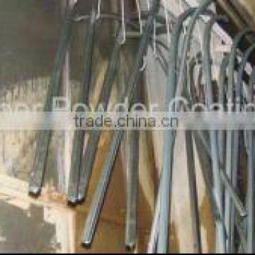 Table feet powder coating line