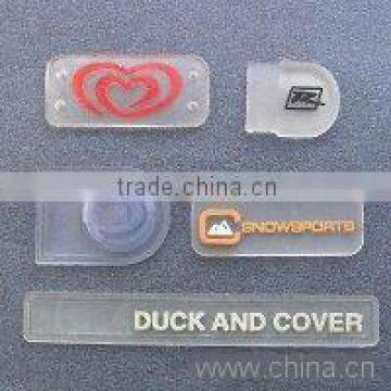 Promotional silicone label